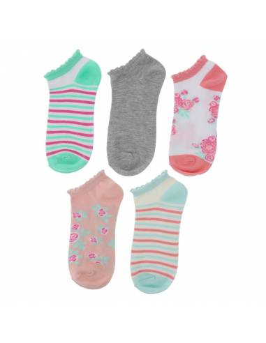 Women's 5PK Floral Socks - Image 1