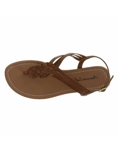 Women's Paprika Woven Flat Sling Sandals - Image 3