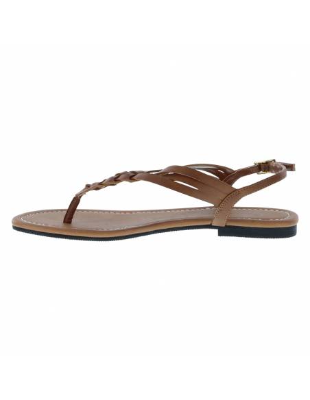 Women's Paprika Woven Flat Sling Sandals - Image 4