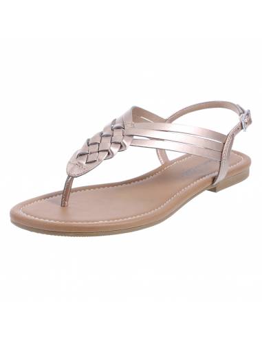 Women's Paprika Woven Flat Sling Sandals - Image 1