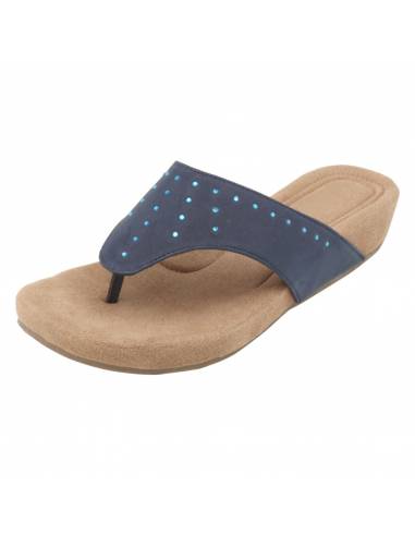 Women's Navy Comfort Wedge - Image 1