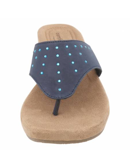 Women's Navy Comfort Wedge - Image 2