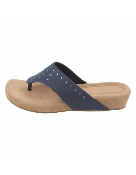 Women's Navy Comfort Wedge - Image 4