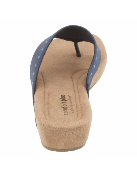 Women's Navy Comfort Wedge - Image 6