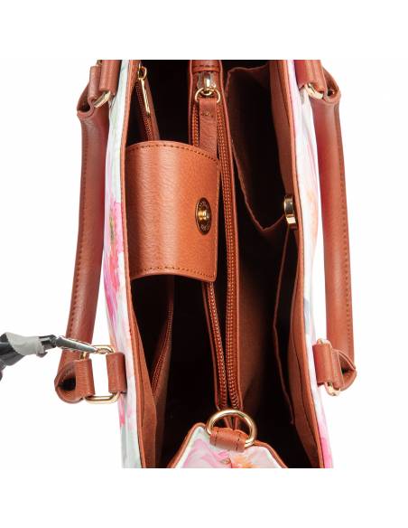 Women's Floral Handbag - Image 3
