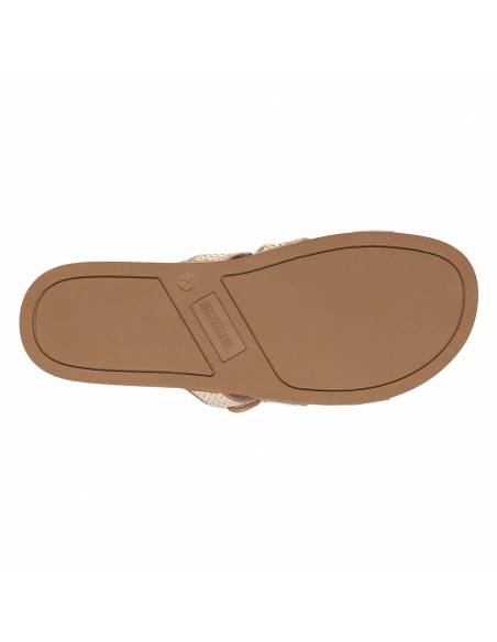 Women's Raffia Flat Sandals - Image 7