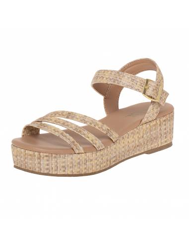 Women's Raffia Tati Wedge Sandals - Image 1