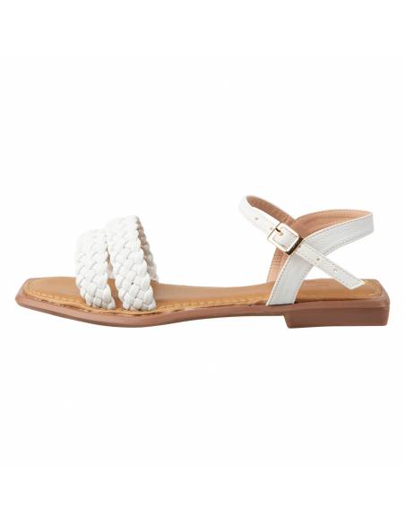 Women's Braided Flat Sandals - Image 4