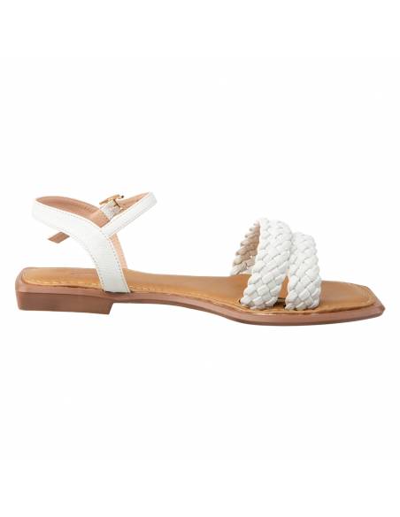Women's Braided Flat Sandals - Image 5