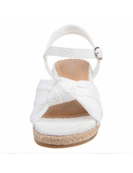 Girl's Vivi Knot Wedge Sandals - Image 2