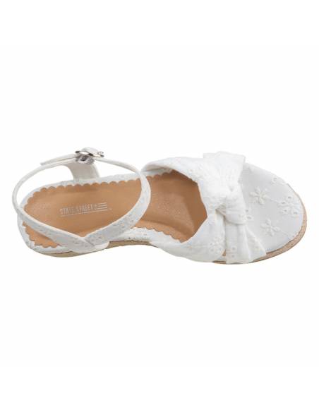 Girl's Vivi Knot Wedge Sandals - Image 3