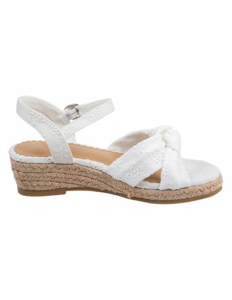 Girl's Vivi Knot Wedge Sandals - Image 5