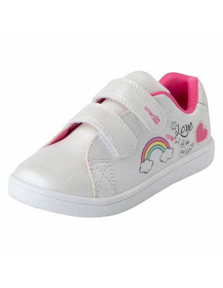 Girl's Toddler Happy Rainbow Casual Shoes - Image 1