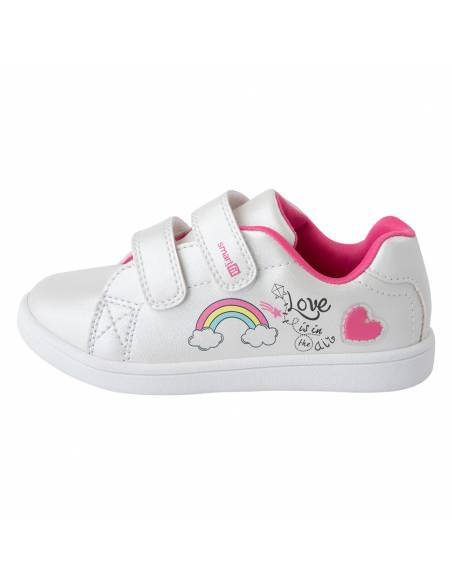 Girl's Toddler Happy Rainbow Casual Shoes - Image 3