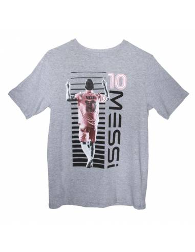 Boy's Messi Rasing The Bar T-Shirt - Image 1