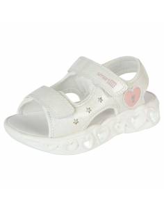 Sandalias con diseño de corazones para niña pequeña
