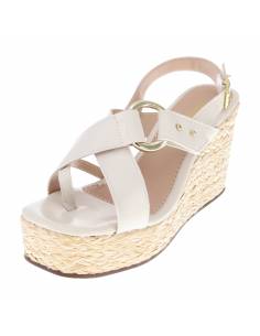 Sandalias Brasilia con taco tipo cuña para mujer