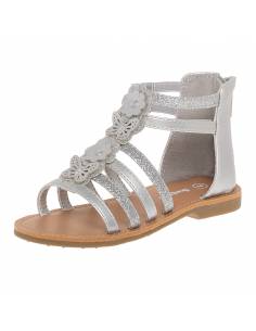 Sandalias planas Cleo para niña pequeña